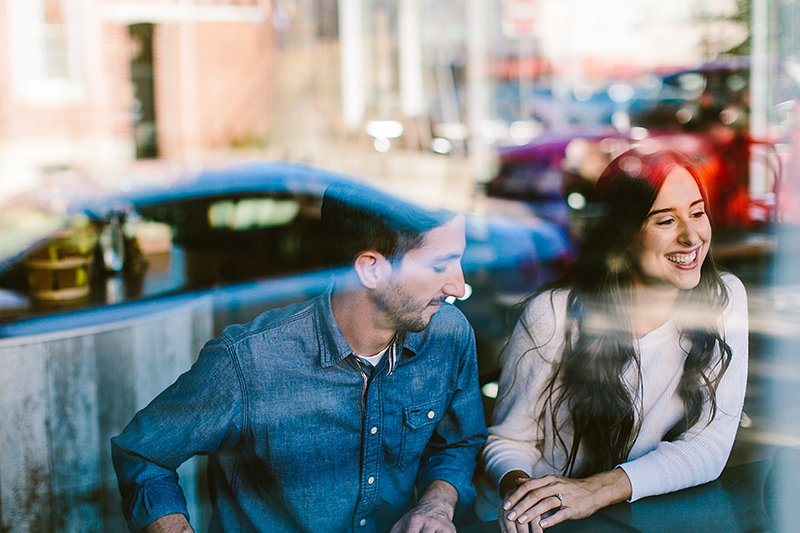 Coffee Shop Engagement Shoot