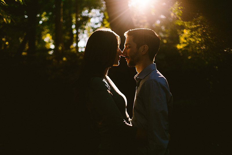 Bartrams Garden Engagement Shoot