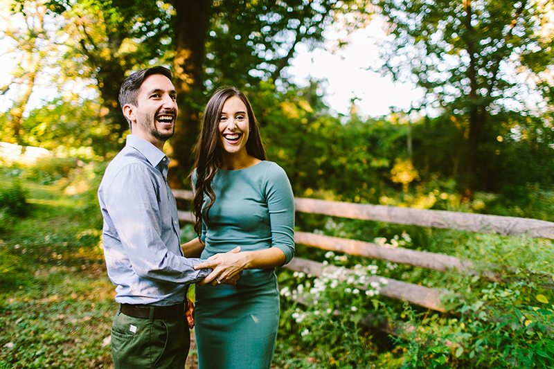 Bartrams Garden Engagement Shoot