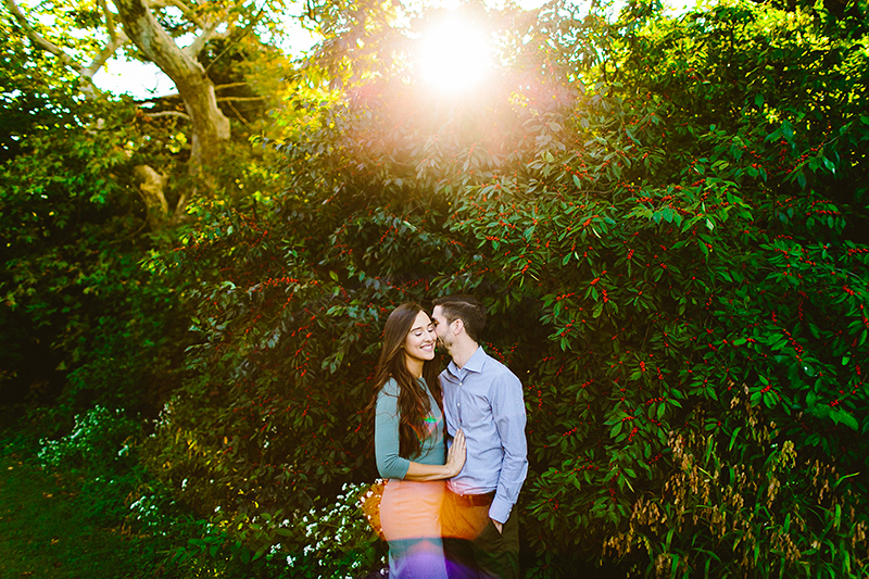 Bartrams Garden Engagement Shoot