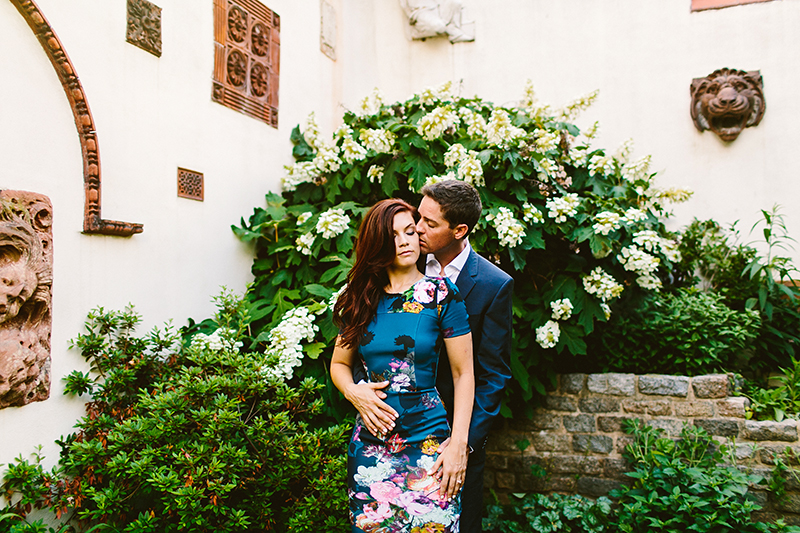 Philadelphia Garden Engagement Shoot (6)